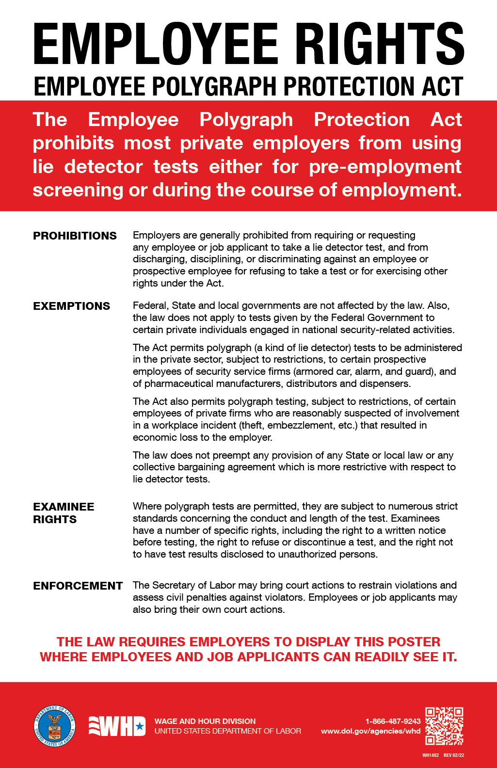 Polygraph Protection Act employee rights