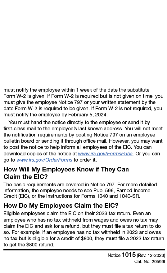Have You Told Your Employees About the Earned Income Credit (EIC)?